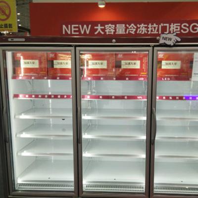 雙拉門(mén)玻璃展示柜